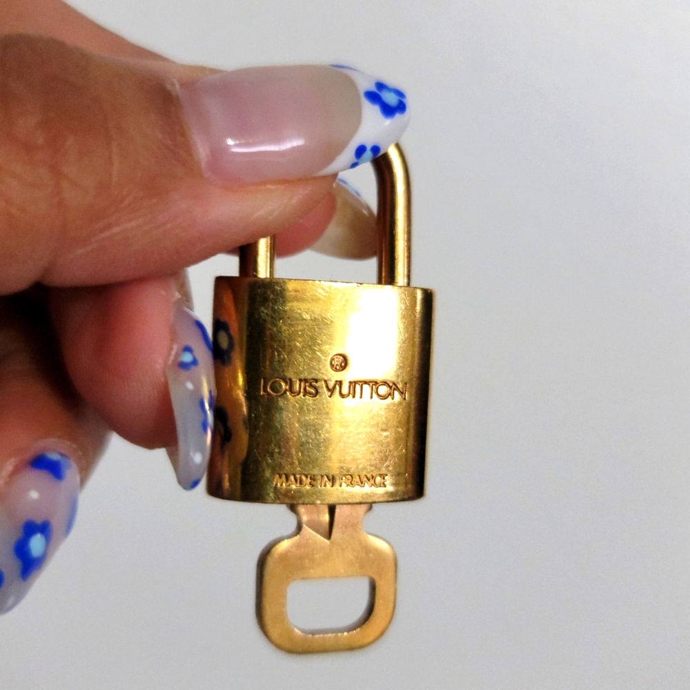 Louis Vuitton Gold Padlock with Key - Picture 3 of 3